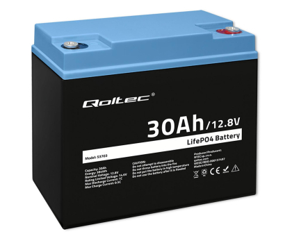 Akumulator do UPS Qoltec Akumulator LiFePO4 12.8V/30Ah/384Wh